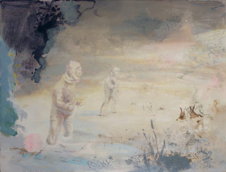 outdoors I, 2017, Acryl auf LW, 30 × 40 cm